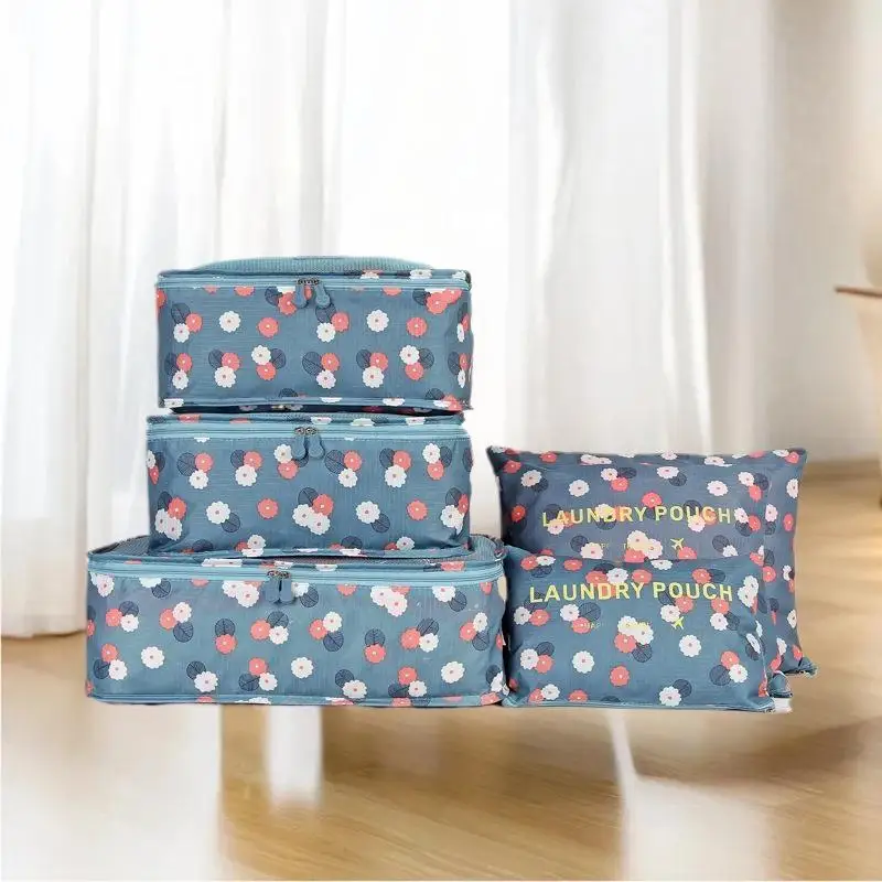 pack smart avec notre organiseur de valises 6 pièces ; grands sacs de rangement pour vêtements, chaussures et maquillage
