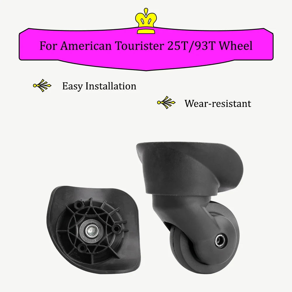 Convient pour American Tourister 25T/93T YQ-007/YQ-205 chariot valise roue bagages boîte douanière réparation accessoires roue