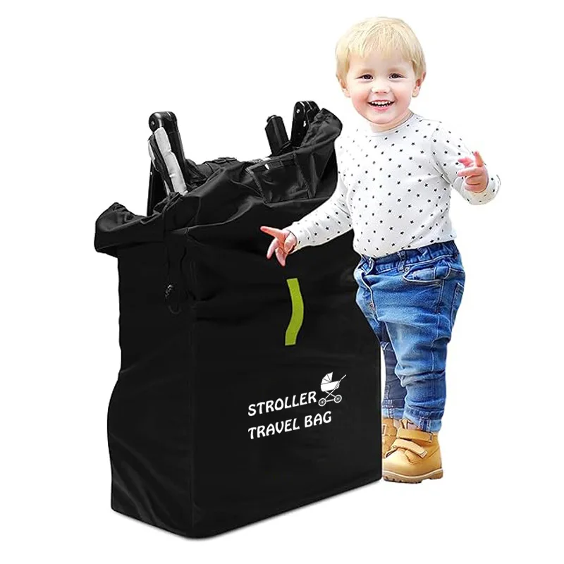 sac de voyage pour poussette de bébé, avec ceinture d'épaule, sac à poussière universel, organisateur de chariots de maternelle, accessoires, sacs de berceaux de marcheur