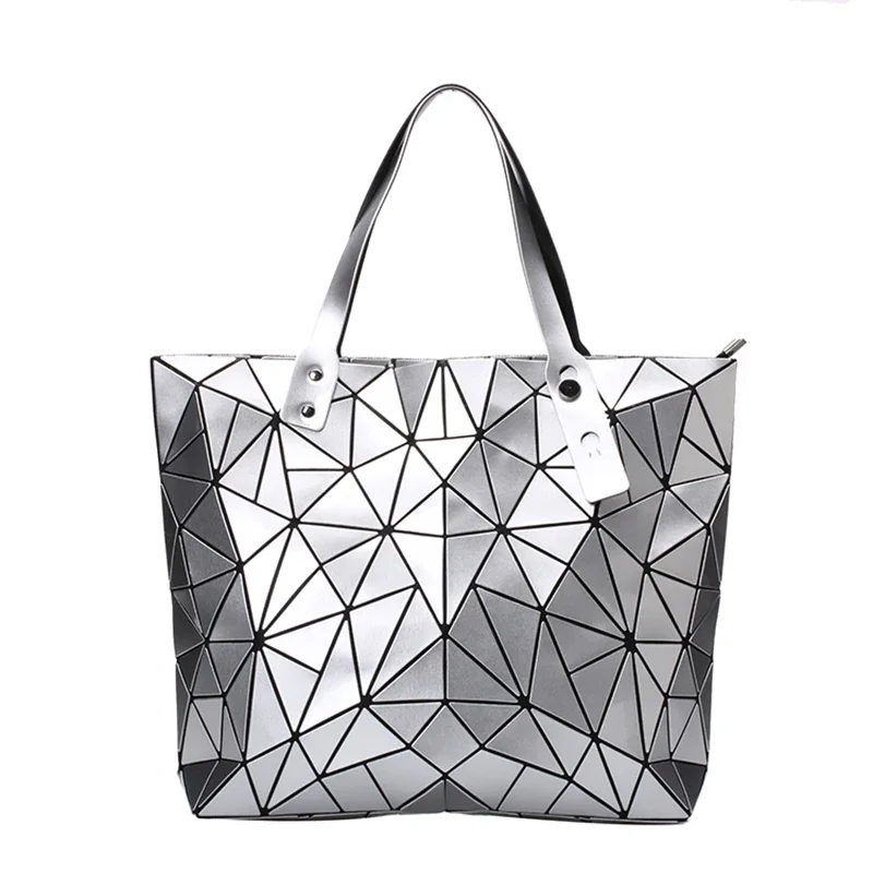 grands sacs à main de luxe hologramme pour femmes, sac de styliste pour plage, sac à épaule fourre tout géométrique pour dames, nouvelle collection