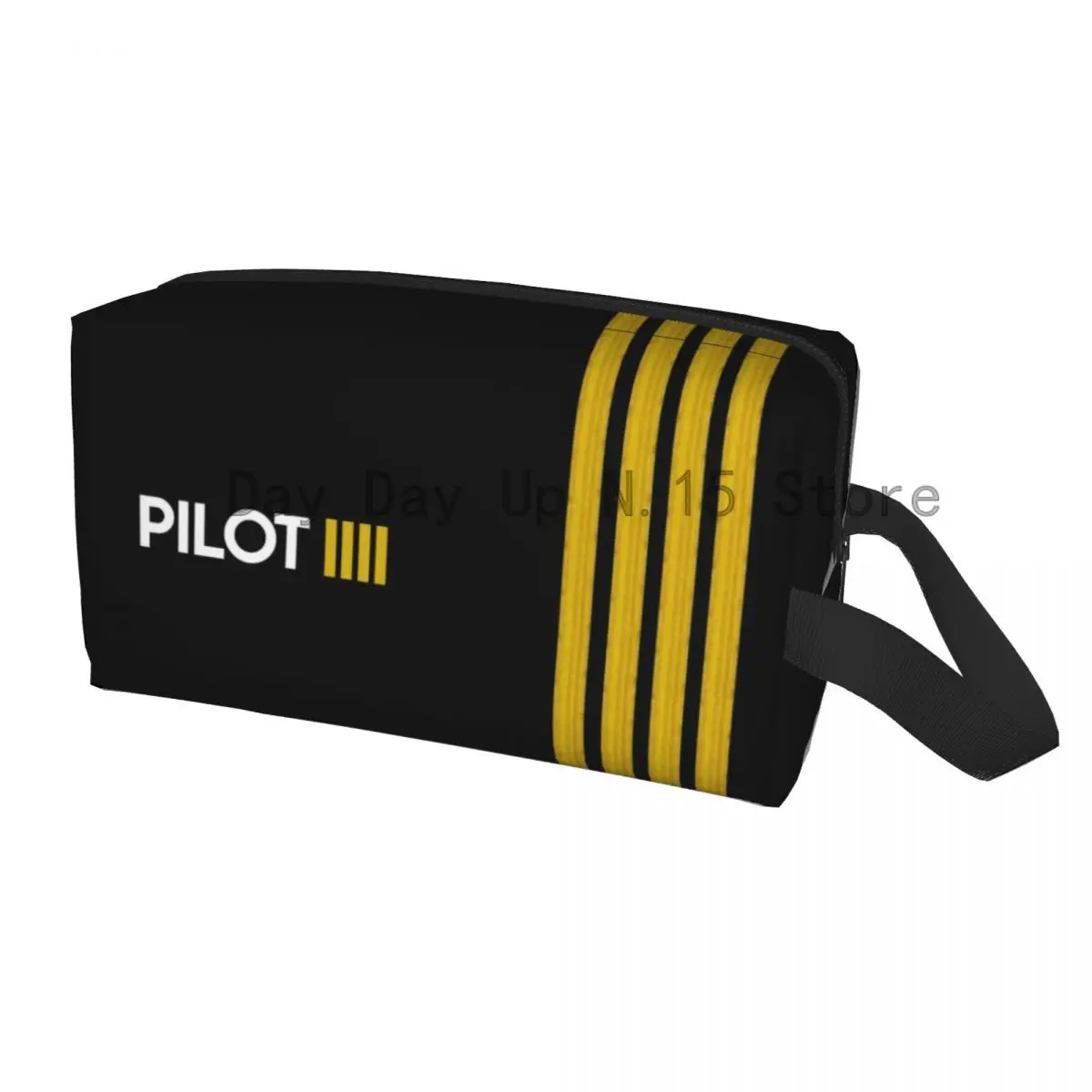 Trousse à cosmétiques de grande capacité, trousse de maquillage, rangement de beauté, trousses de toilette, pilote, capitaine Strihear, avion d'aviation, happator, mode