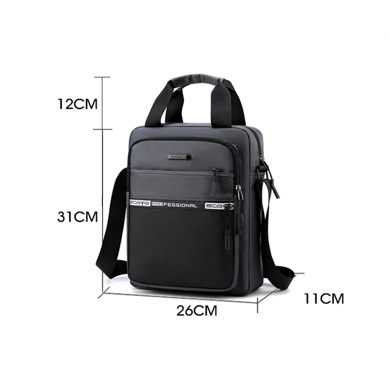 sacs à main de grande capacité pour hommes, nouveaux sacs à bandoulière tendance et cool pour hommes, sacoches en nylon, sac à main de voyage, sac à bandoulière