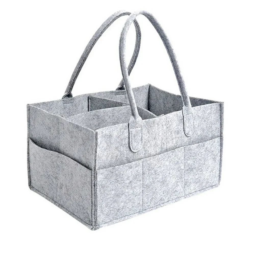 Sac à couches pour bébé, sac de support portable, table de changement et boîte de rangement des essentiels de pépinière de voiture