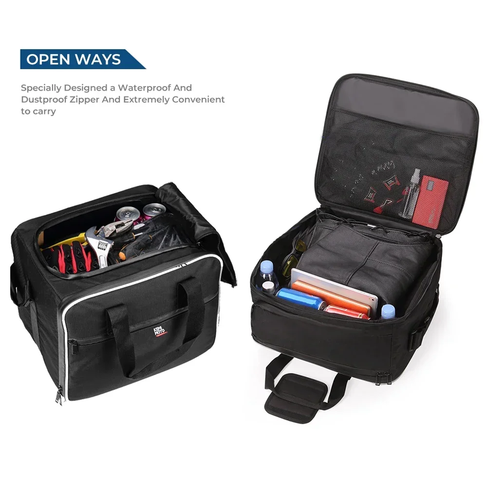 sacs à bagages de moto pour bmw runder gs, r1250gs, lc r under gs, r1250 gs adv, aluminium, boîtier supérieur latéral, sac intérieur, aventure