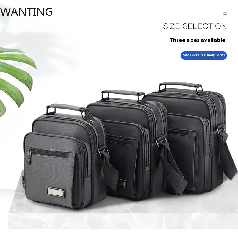 Sac à bandoulière hommes sacs à main messager petite mallette d'affaires grande capacité multifonction mode décontracté étanche