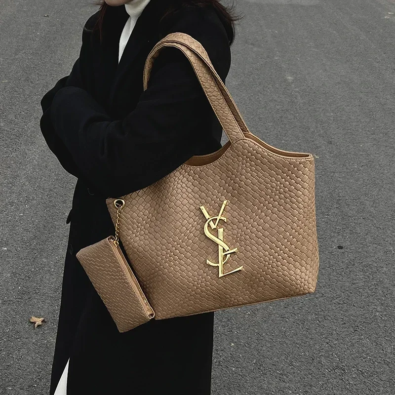 sac à main fourre tout en cuir pour femmes, fourre tout de luxe à la mode, sac à bandoulière classique de styliste élégant pour femmes élégantes