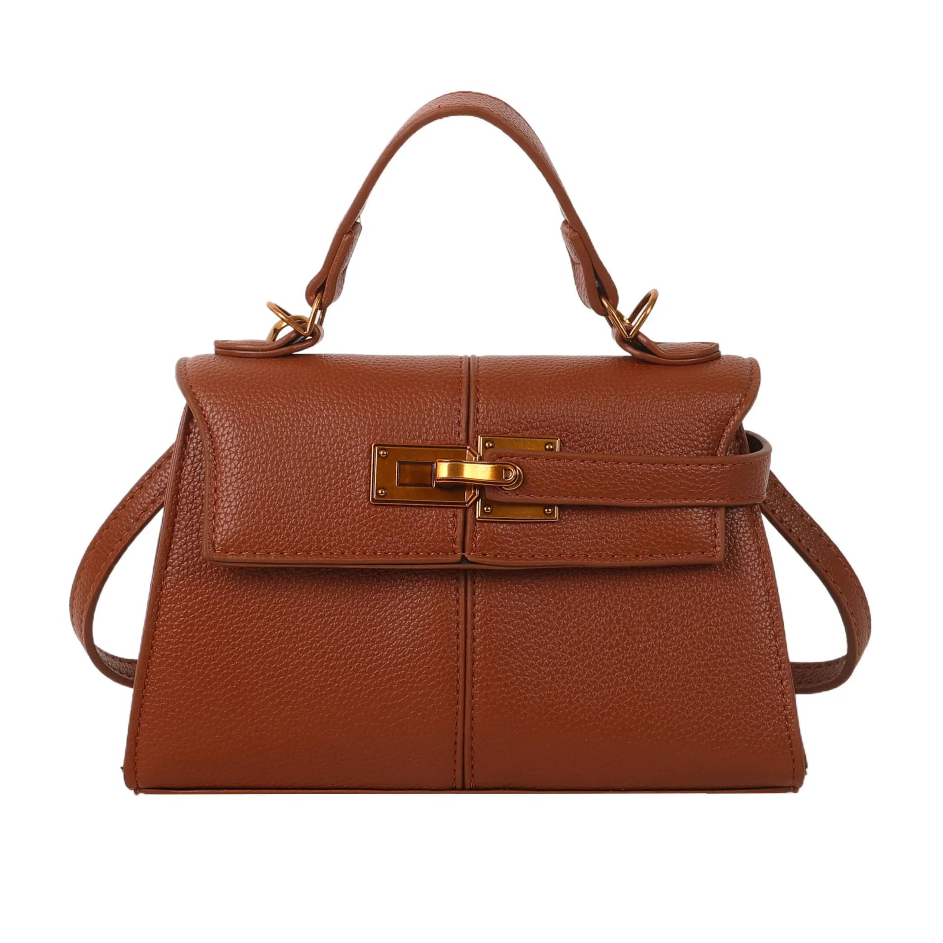 sac à main trapézoïdal kelly pour femmes, sac à bandoulière à la mode en cuir pu compartiment interne, nouvelle collection 2025