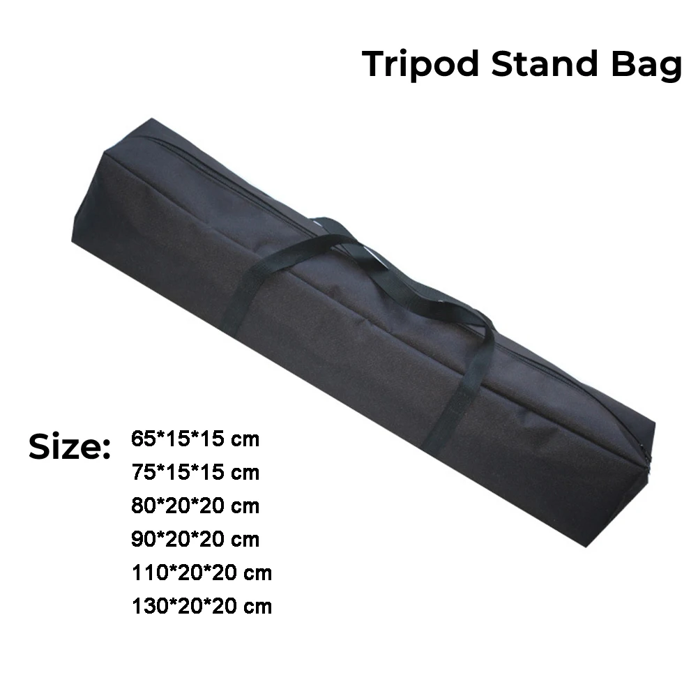Mallette de rangement de transport pour micro studio de photographie, sac à main, support de trépied, étui souple, parapluie plié, fermetures à glissière, sac de trépied, 80-150cm