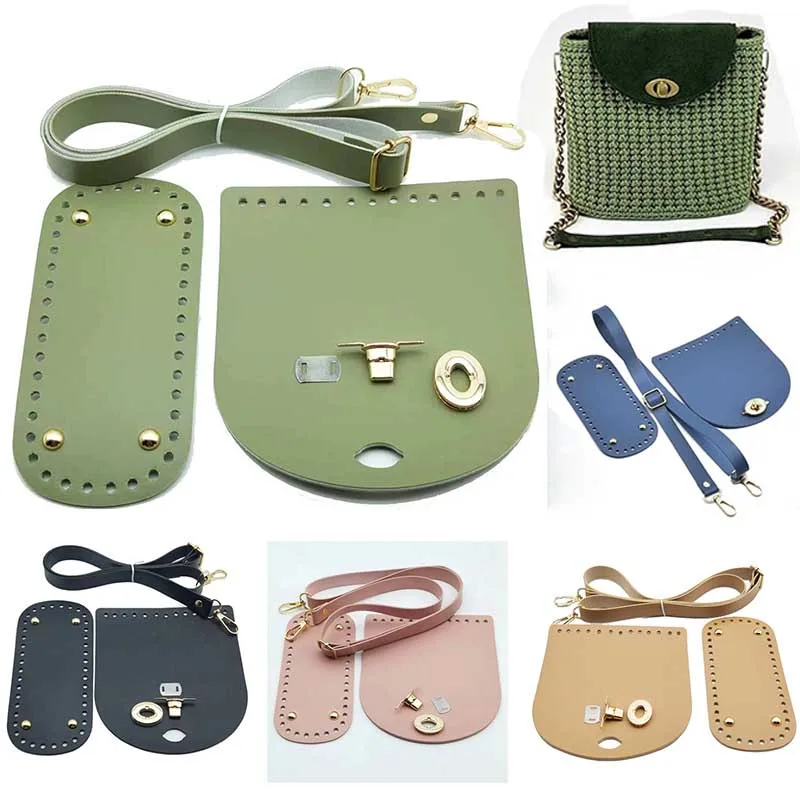 sangle de sac en cuir tissé à la main, ensemble de sacs à main de haute qualité avec accessoires de quincaillerie pour sac à main à bandoulière diy