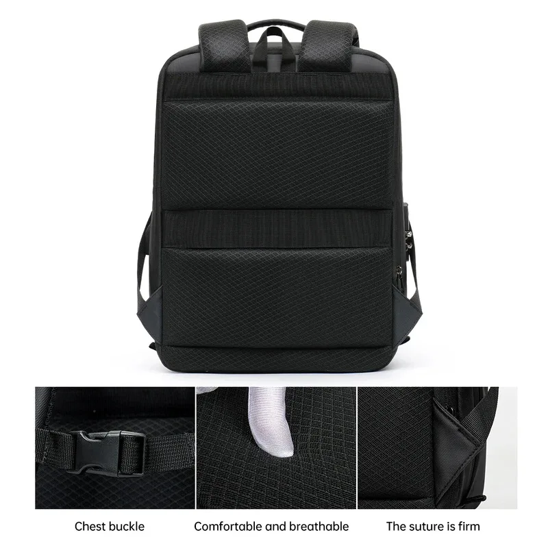 sac à dos extensible pour hommes, sac d'ordinateur de grande capacité pour voyage d'affaires, sac à bagages pour jeu de sport électronique, sac à dos à coque rigide