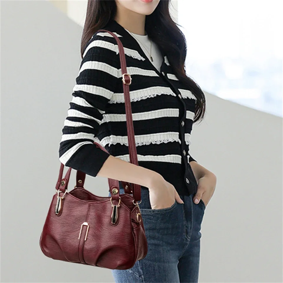 sac à main en cuir véritable pour femme, sac à bandoulière pour femme, sac à main messenger, sac fourre tout pour femme, marque de luxe, initié par un designer
