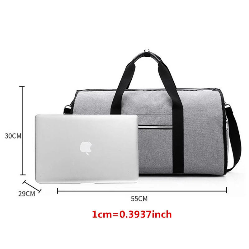 sac de rangement portable imbibé de luxe pour hommes, sac polochon de voyage professionnel, sac de vêtement pour hommes, sac à main de voyage initié, sac à bagages pour vêtements, 2 en 1
