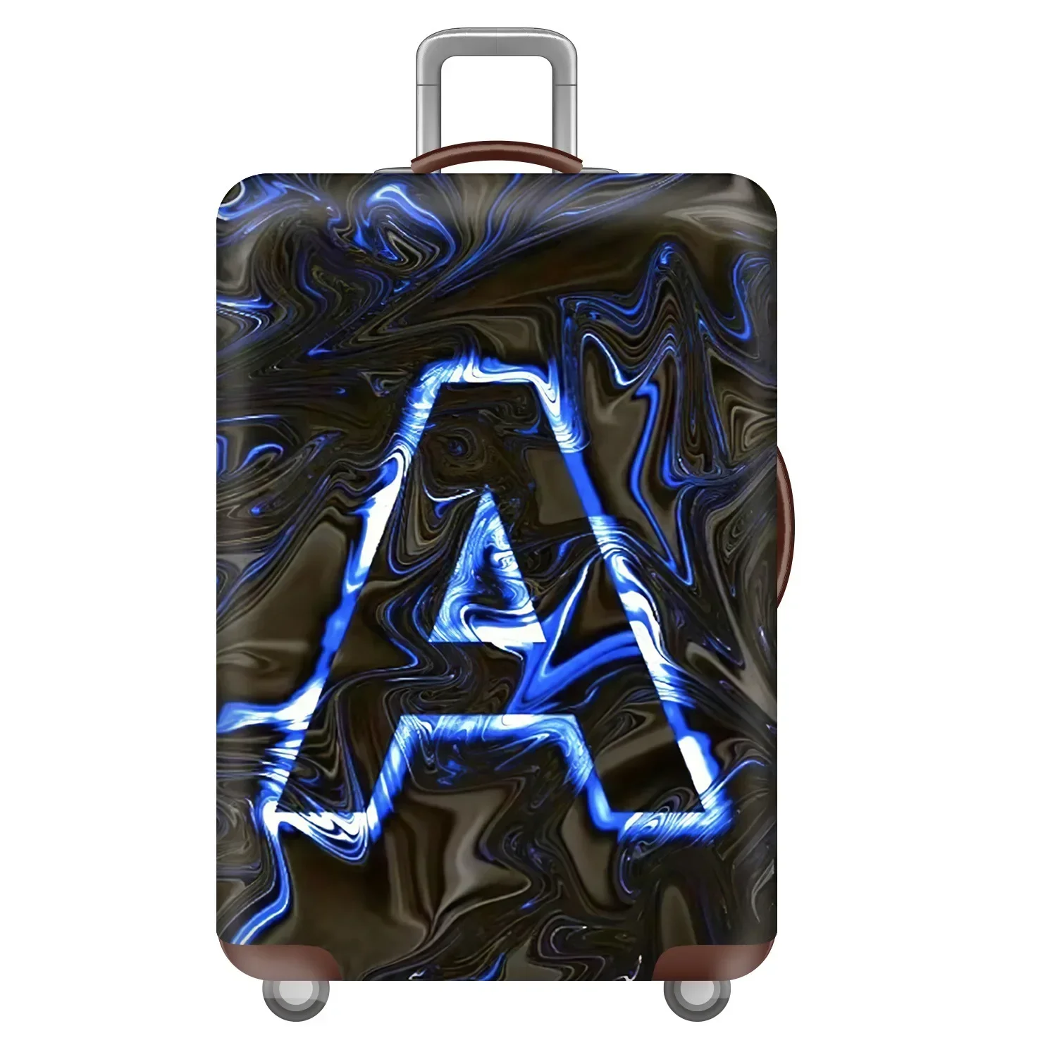 housse de valise cyber style, housse de protection extensible pour bagages, housse anti poussière adaptée à une valise de 18 à 32 pouces