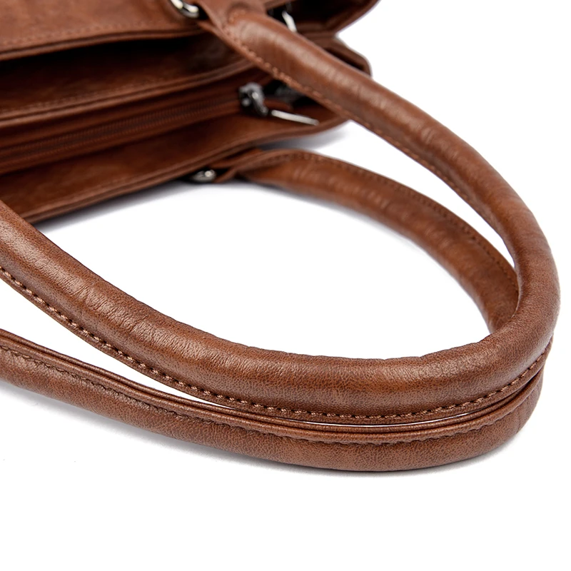 sac à main femme sac à main vintage avec bandoulière amovible fermeture éclair, sac de travail et de voyage durable