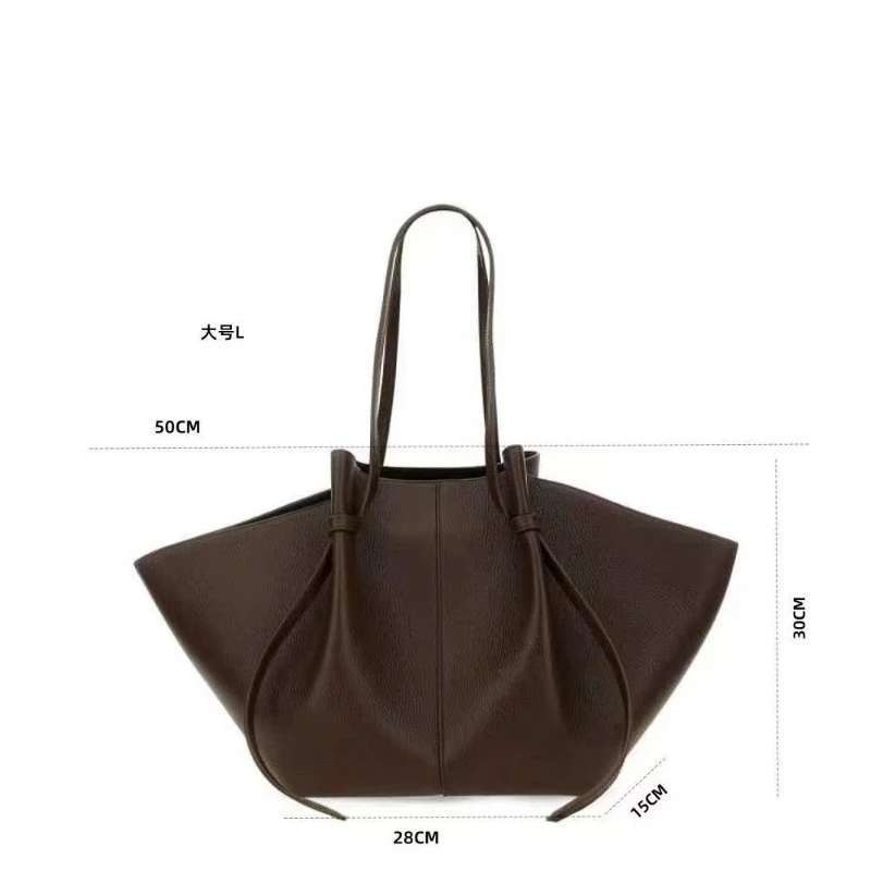 sac à main de luxe en daim/cuir véritable pour femmes, sac à bandoulière de grande capacité, sac de rangement en forme d'aile, sac de shopping à la mode