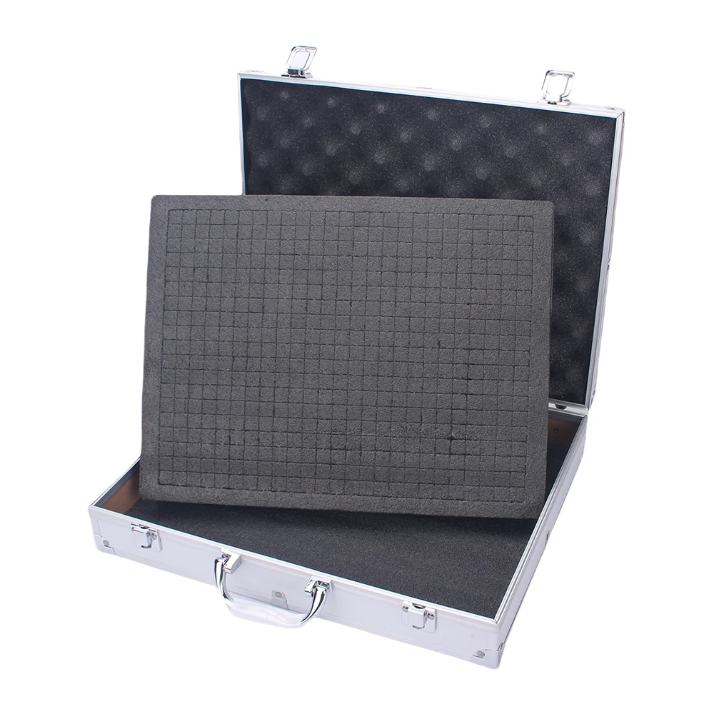boîte à outils mallette à instruments en aluminium boîte de rangement équipement portable boîte à outils boîtes de rangement grand étui rigide valise en aluminium