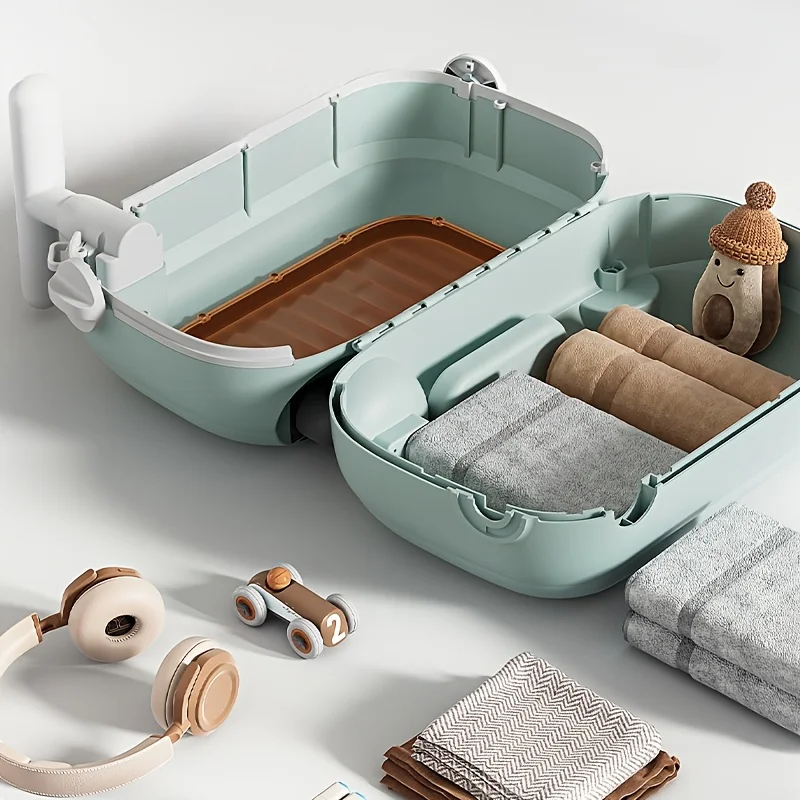 valise de marche pour enfants, peut monter deux en un, pour garçons et filles, peut être vérifiée dans une valise de rangement légère, bagages de voyage