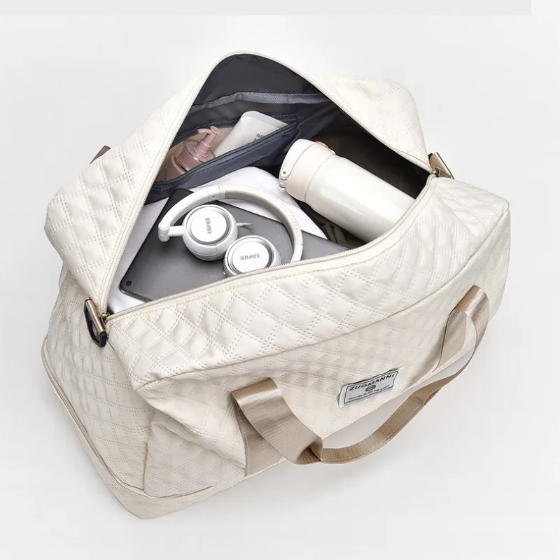 sac de sport de grande capacité, sac à main – design de compartiment à la mode et pratique, adapté à la salle de sport, au yoga et au sac à bandoulière pour femmes
