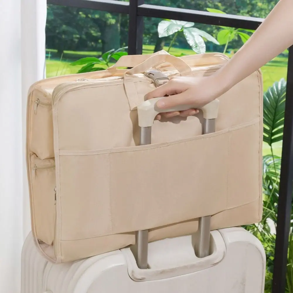 sac de rangement de voyage 6 en 1, grande capacité, pliable, pour vêtements, cubes d'emballage, gain de place, organisateur de valise anti poussière