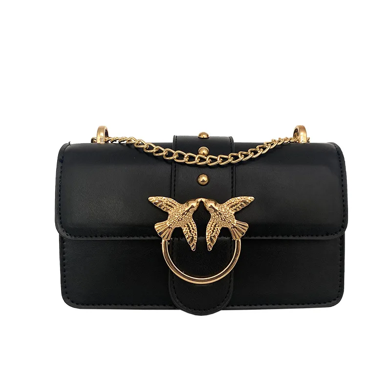petit sac à bandoulière carré pour femmes, avec sangle en chaîne, décontracté, chic, quotidien, polyvalent, sensation de luxe, style simple et élégant