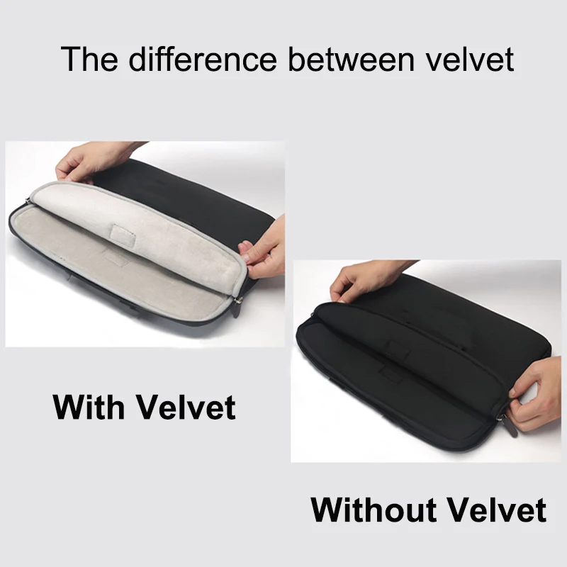 housse pour ordinateur portable 13 14 15.6 pouces, étui pour macbook air 13.3, xiaomi lenovo dell asus huawei hp, sac de protection