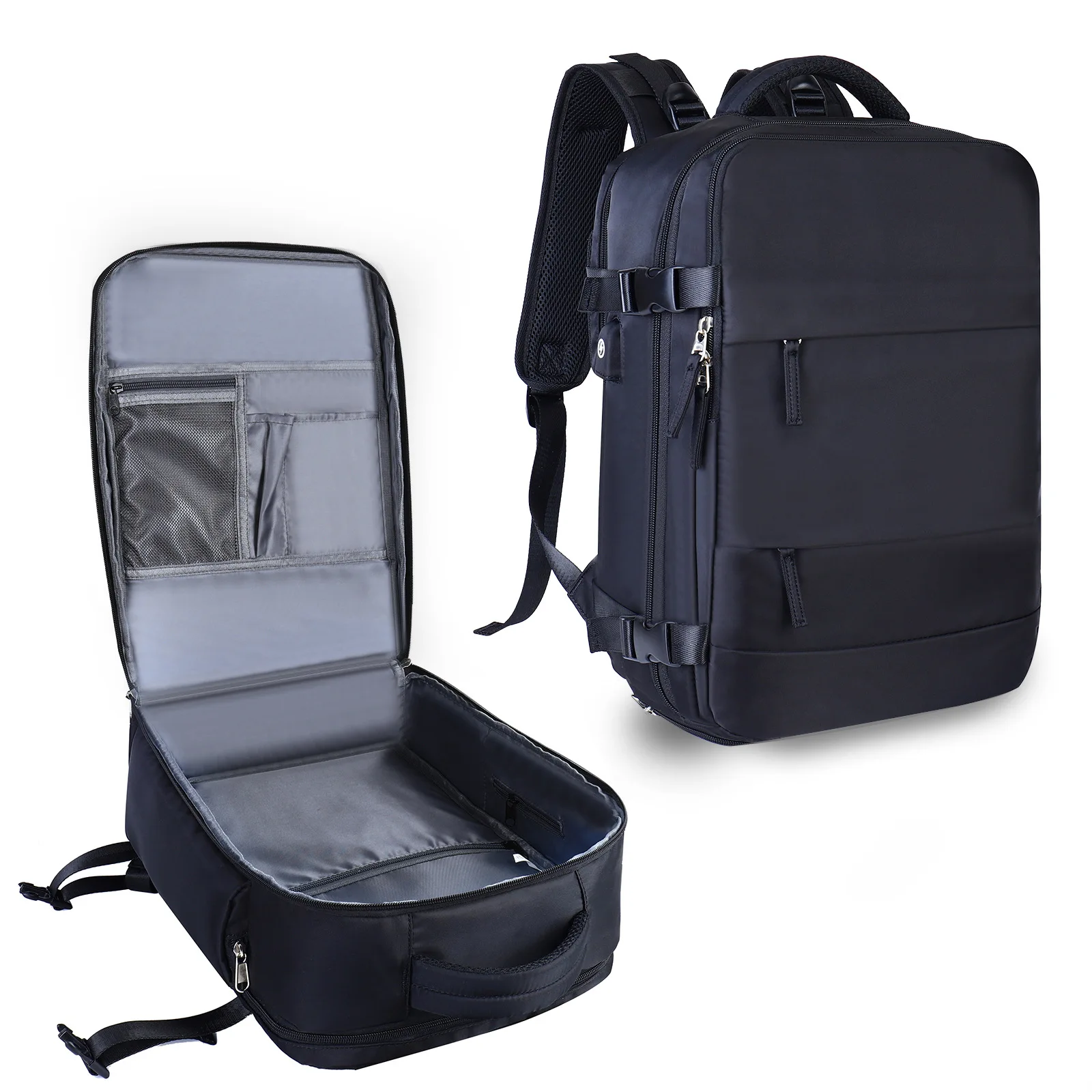 sac à dos de voyage cabine avion grande capacité étanche cloison humide et sèche valise sac à dos pour ordinateur portable pour les femmes avec usb