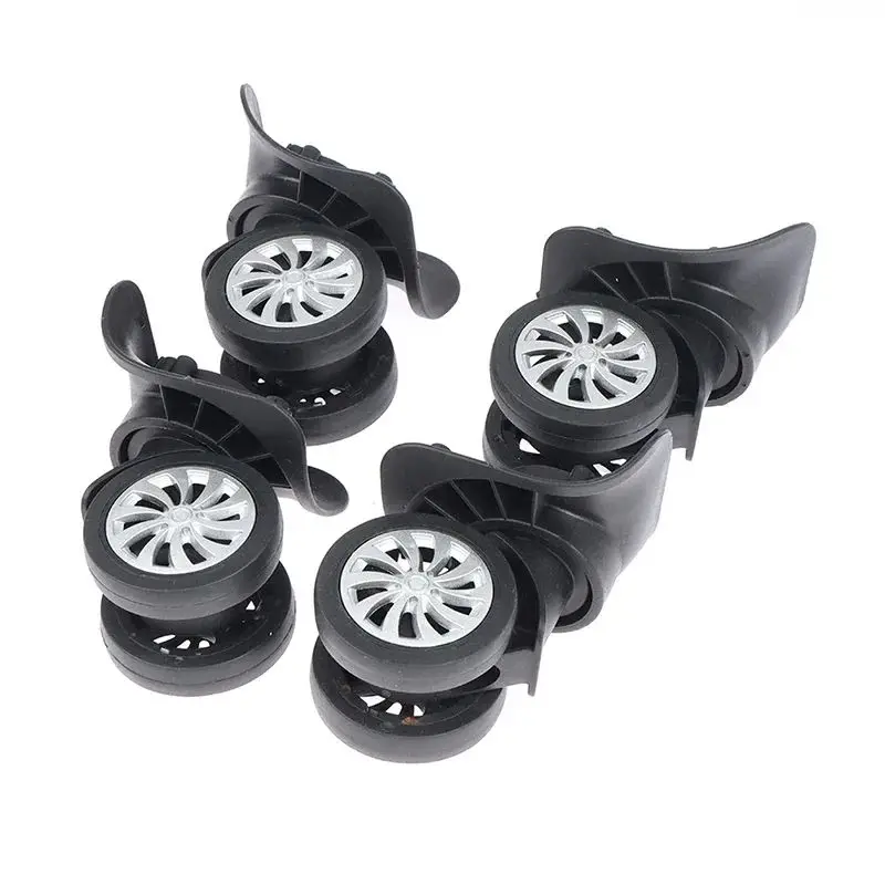 valise à bagages universelle, roues pivotantes à 360 degrés, outils de roue de chariot, 4 pièces