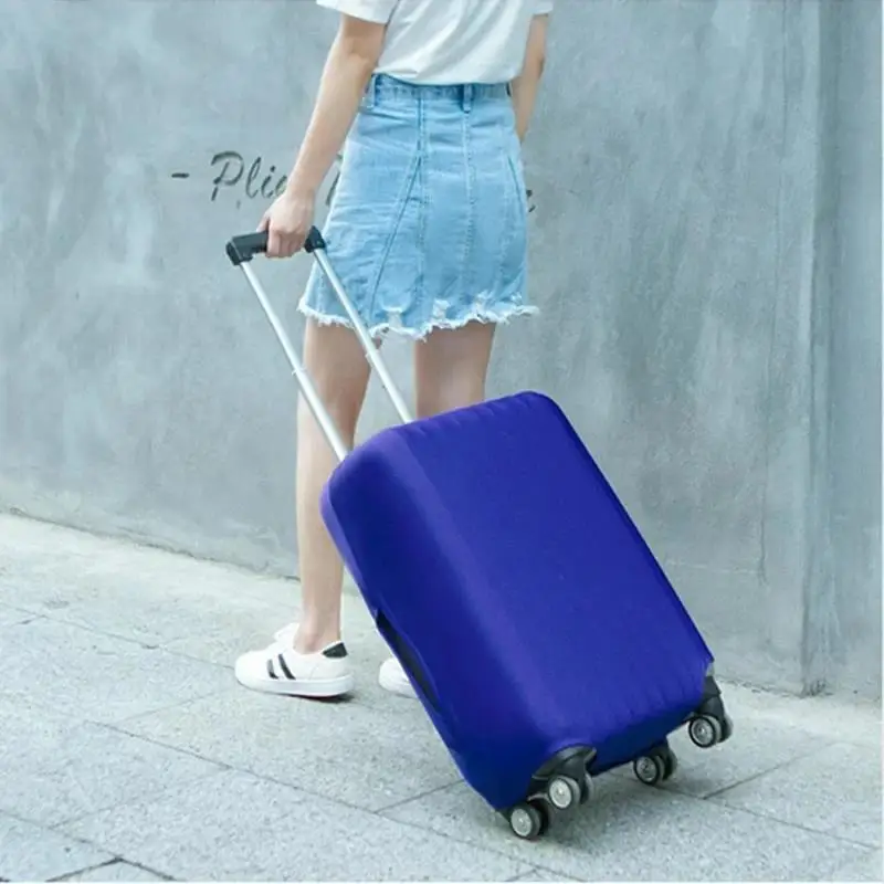 nouvelle housse de protection de valise en tissu extensible, étui anti poussière adapté à l'organisateur de voyage de 18 à 32 pouces