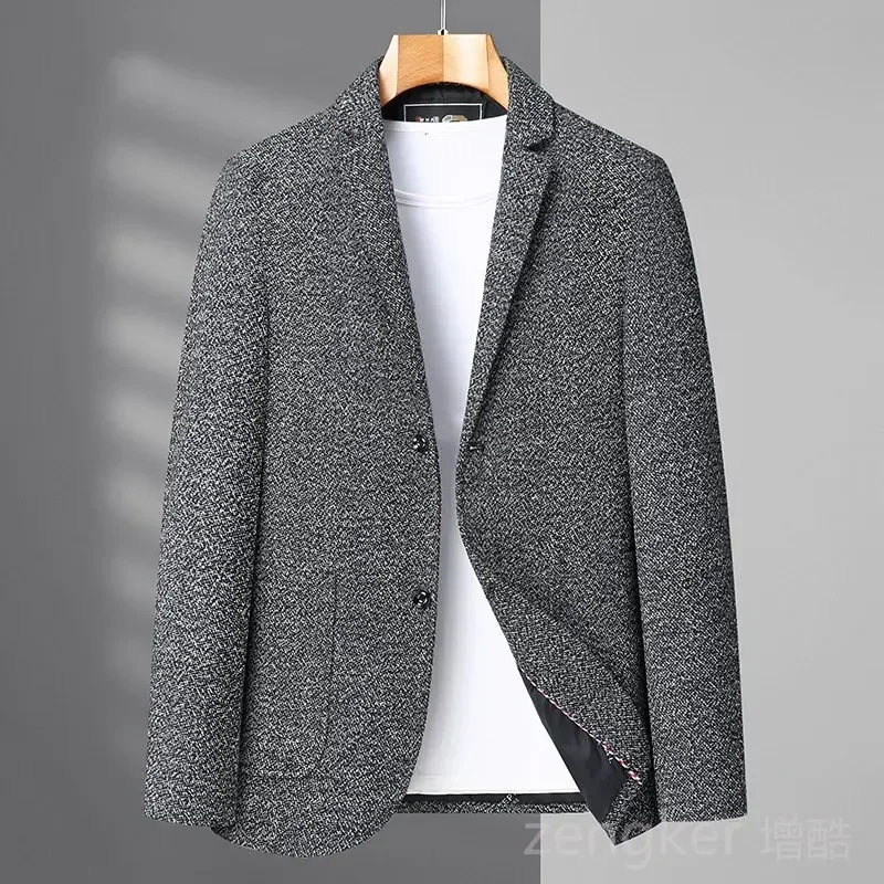 veste de costume pour hommes, taille extra large, printemps automne, business, grande taille, ample, hauts décontractés, blazer pour hommes 8xl 7xl 6xl