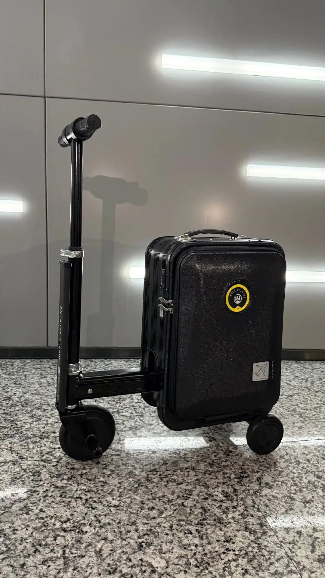 valise électrique peut être embarquée valise de cyclisme intelligente siège de boîtier de chariot de 20 pouces artefact de transport pour adultes et enfants