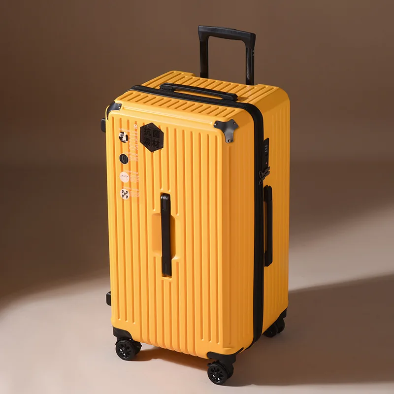 valise à tige de traction pour étudiants, capacité surdimensionnée, frein de 28 pouces, roue universelle, bagage de voyage, mot de passe pour hommes et femmes, boîte de voyage de 32 pouces