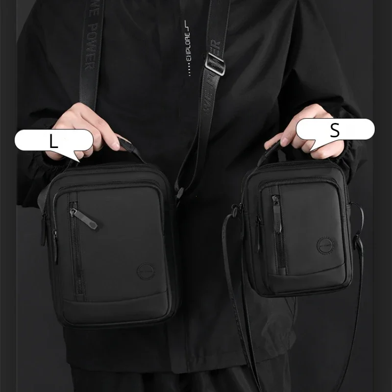 mode décontracté hommes sac à main sac à bandoulière de haute qualité en nylon tissu homme sac de messager élégant style design hommes sac sac