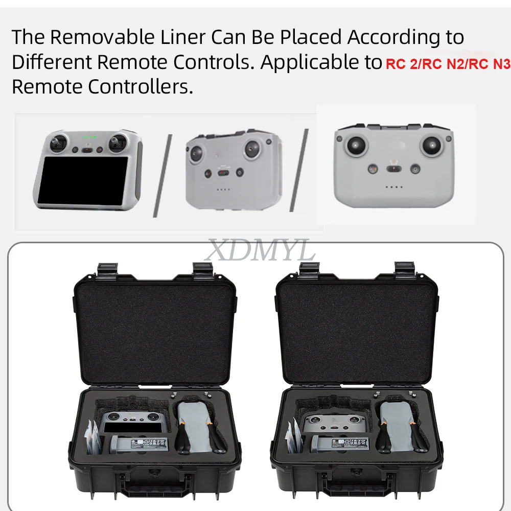 valise de sécurité pour importateur dji air 3/air 3s, étui de transport de grande capacité, coque rigide à sangle, accessoires de importateur, vpn, résistant à la pression