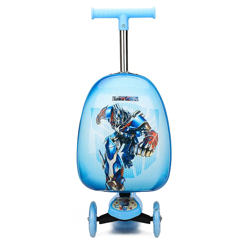 nouveau mignon skateboard valise scooter enfants chariot boîte à bagages 16 "garçons et filles joli sac à main étudiant étui de voyage
