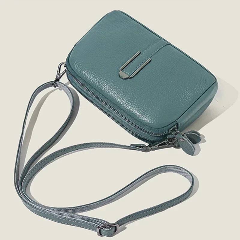 sac à main de luxe en cuir group pour femme, pochette pour téléphone, bandoulière, messager, 2024