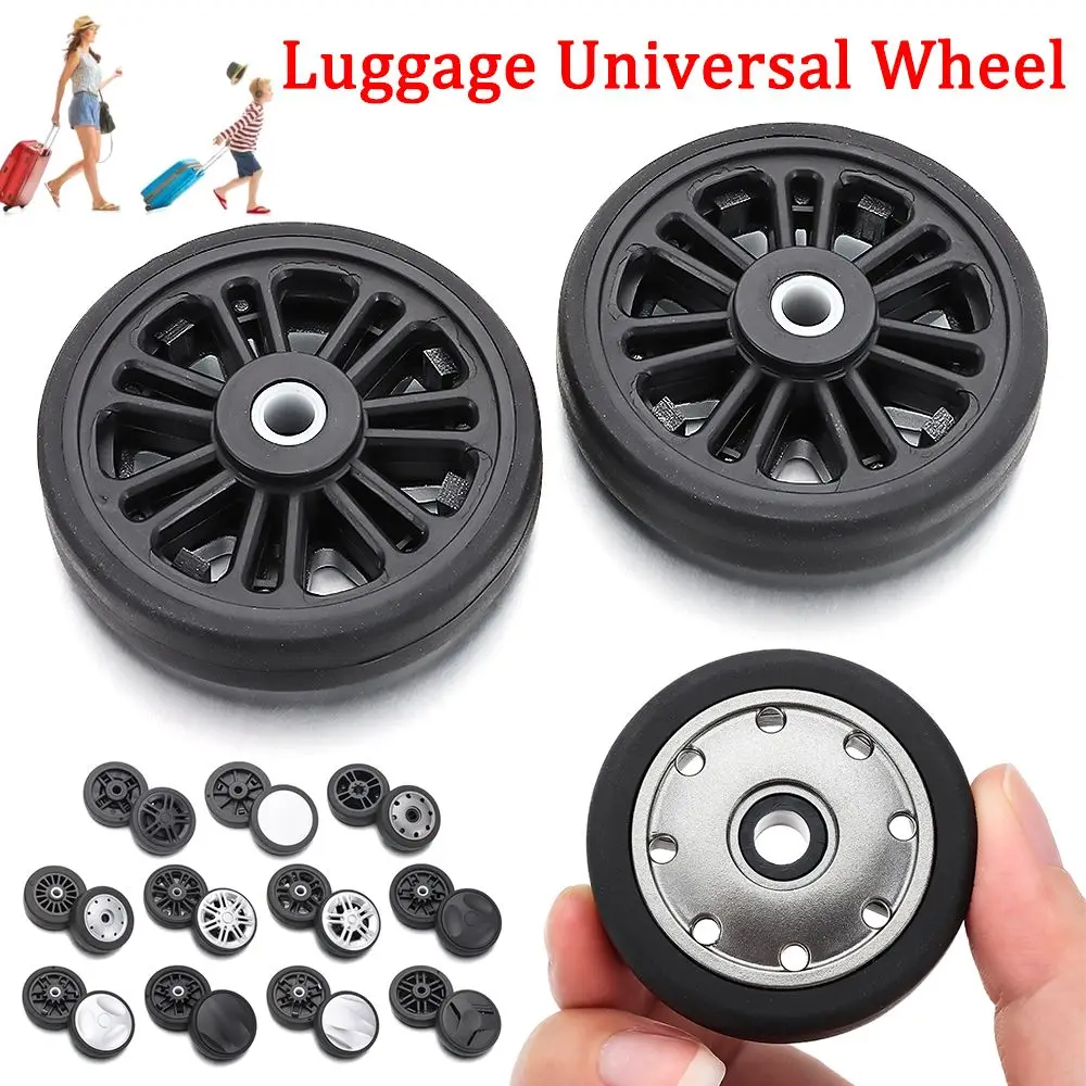 essieux de remplacement avec vis pour bagages de voyage, pièces de valise durables, accessoires