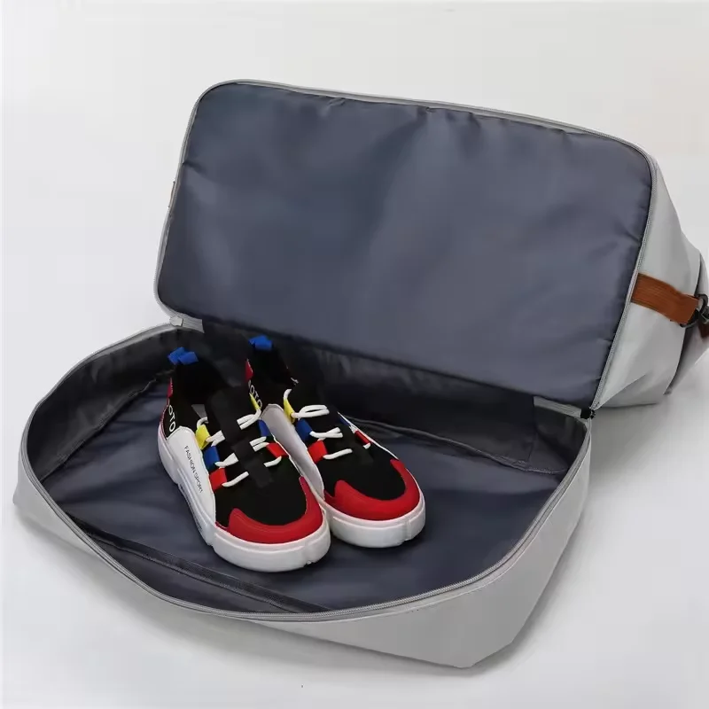 nouveau grand sac de voyage homme femme grande capacité bagage à main séparation sèche humide sport fitness sac court distance voyage paquet