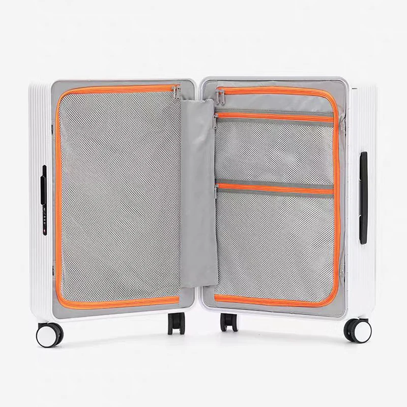 valise à poignée large pour hommes et femmes, bagage à roulettes, roues tournantes, sac de voyage, cabine, mot de passe, bagages à roulettes, haute qualité, 20/24 pouces