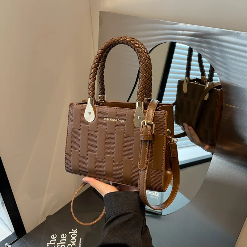 Sac à main Vintage brodé pour femmes, sac à bandoulière de styliste, motif Unique, petit sac à bandoulière carré de luxe, tendance