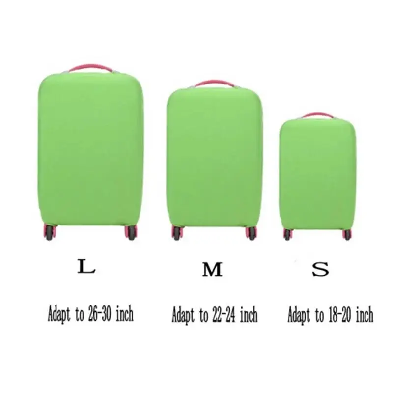 nouvelle housse de protection de valise en tissu extensible, étui anti poussière adapté à l'organisateur de voyage de 18 à 32 pouces
