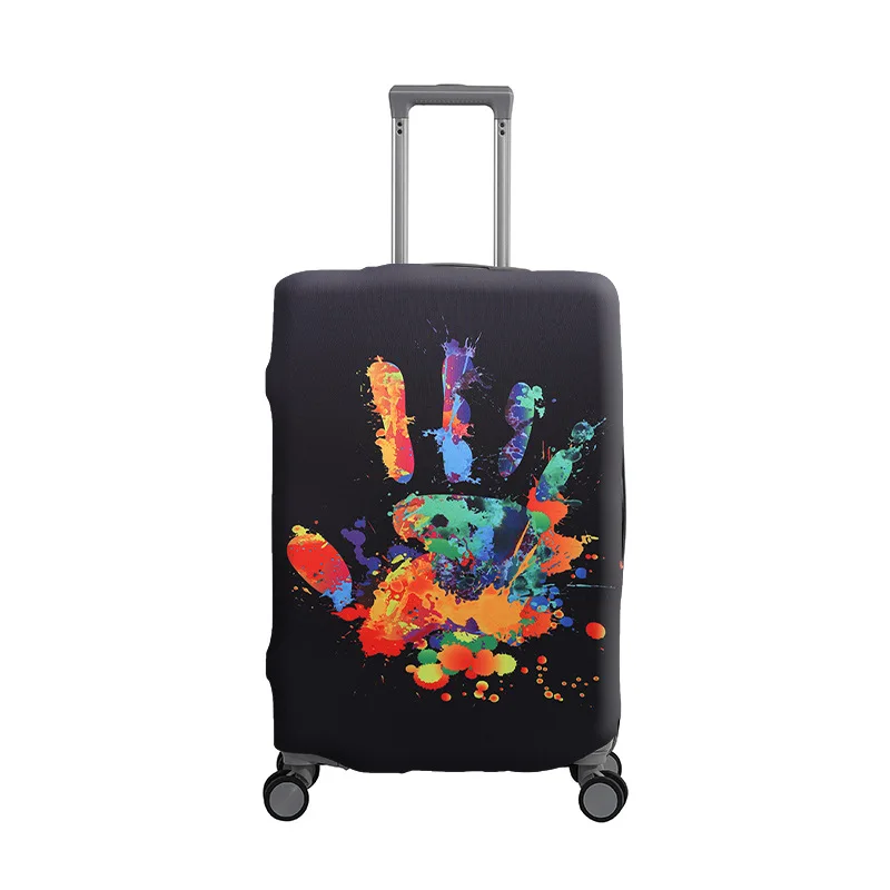 housse de protection épaisse pour bagages de voyage, housse anti poussière avec extracteur, coque extérieure de valise en cuir résistante à l'usure