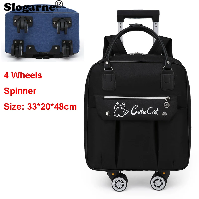 sacs à bagages de voyage portables 4 roues grande capacité unisexe trolly sacs de voyage hommes nouvelle valise à roulettes femmes sacs de voyage à roulettes