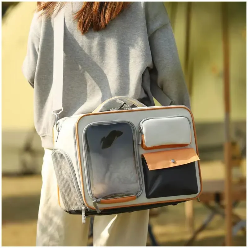 les animaux de compagnie sortir avec des chariots portables valises petits chiens chats peuvent utiliser des sacs valise pour chat haute apparence capsule spatiale de voyage