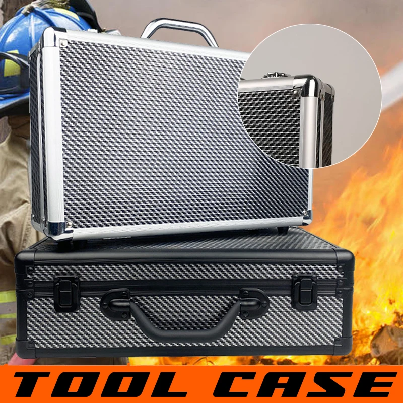 boîte à outils portable valise en aluminium équipement instrument sécurité boîte à outils de protection grand étui rigide boîte de rangement boîte à outils en métal