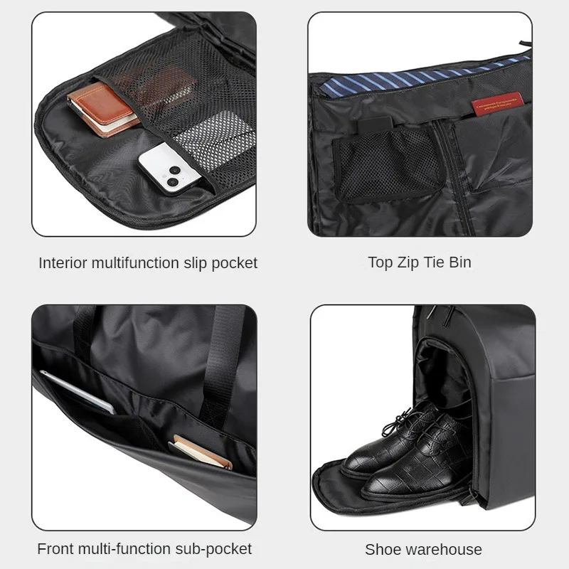 sac de voyage de grande capacité pour hommes, sac de fitness à une épaule imperméable, vente en gros, logo personnalisé