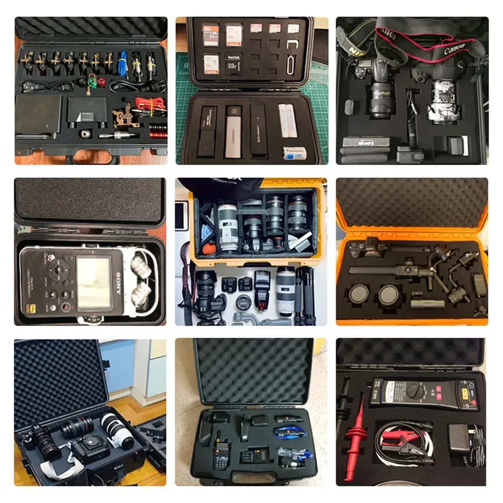 boîte de sécurité haut de gamme pour armes et degrés d'impact, valise, matériel, boîte à outils, avec Évaluation en Éponge