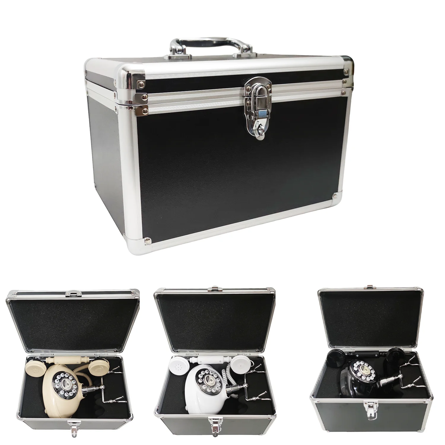 valises personnalisées livre d'or audio valise téléphonique, (cet article est vendu comme une valise vide et n'inclut pas de téléphone.)