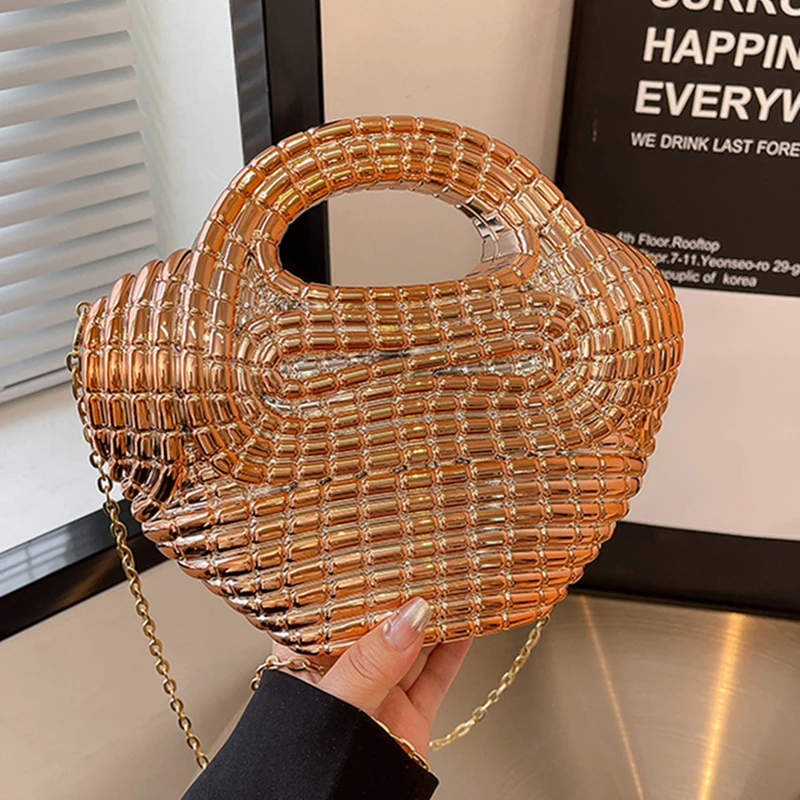 sac à main en acrylique élégant pour femmes, sacs à bandoulière de styliste, sacoche pour fête et usage quotidien