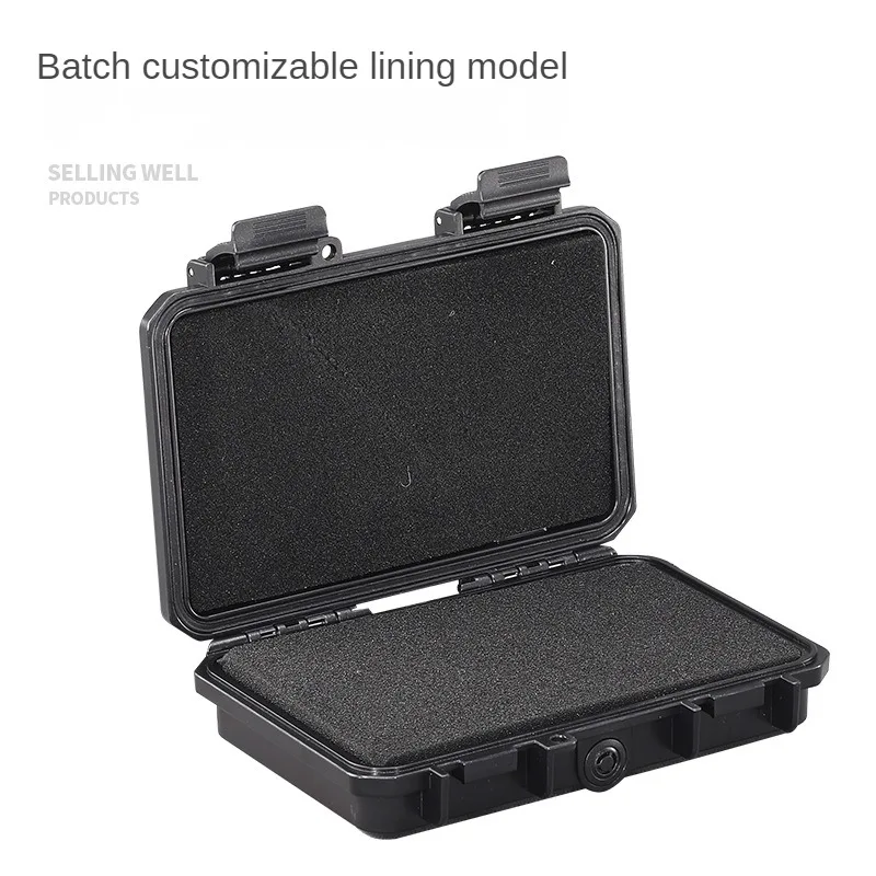boîte à outils étanche portable, boîtier en plastique rigide, étui rigide professionnel avec valise rigide en mousse, étuis de vol scellés antichoc