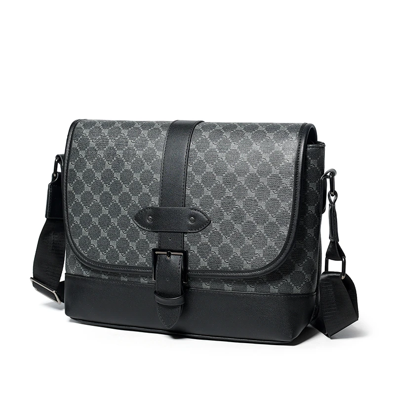 sac à bandoulière de luxe pour hommes, sacoche en cuir de bonne qualité, sac à main de style vintage pour hommes